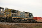 CSX C40-8 7550 runs third